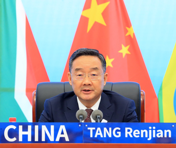 第十二届金砖国家农业部长会议召开 农业农村部部长唐仁健出席并作主旨发言(图2)