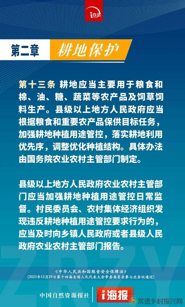 【百姓关注】关于耕地保护,最新公布的粮食安全保障法这样规定(图4) 【百姓关注】关于耕地保护,最新公布的粮食安全保障法这样规定(图4)