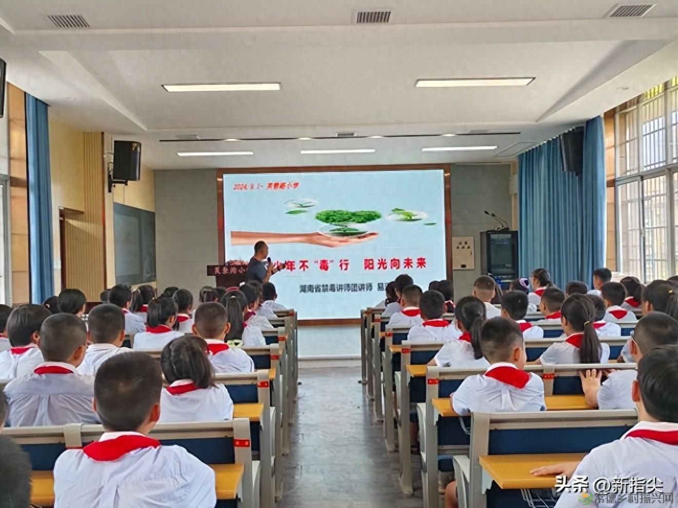 【武陵禁毒】常德市武陵区芙蓉路小学秋季开学礼播撒禁毒小种子