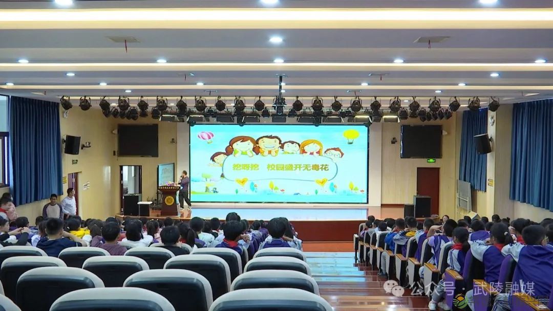 武陵区社会禁毒协会开展禁毒宣传进校园活动