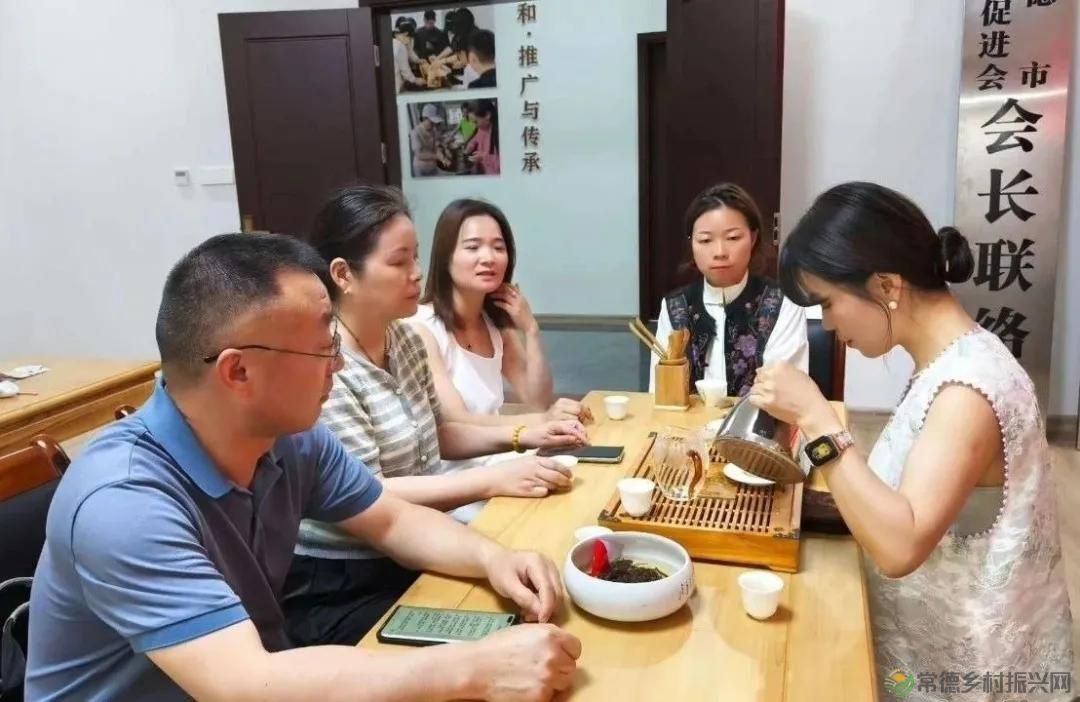 常德市茶文化促进会2025茶企对接活动走进桃源君和茶业(图13)