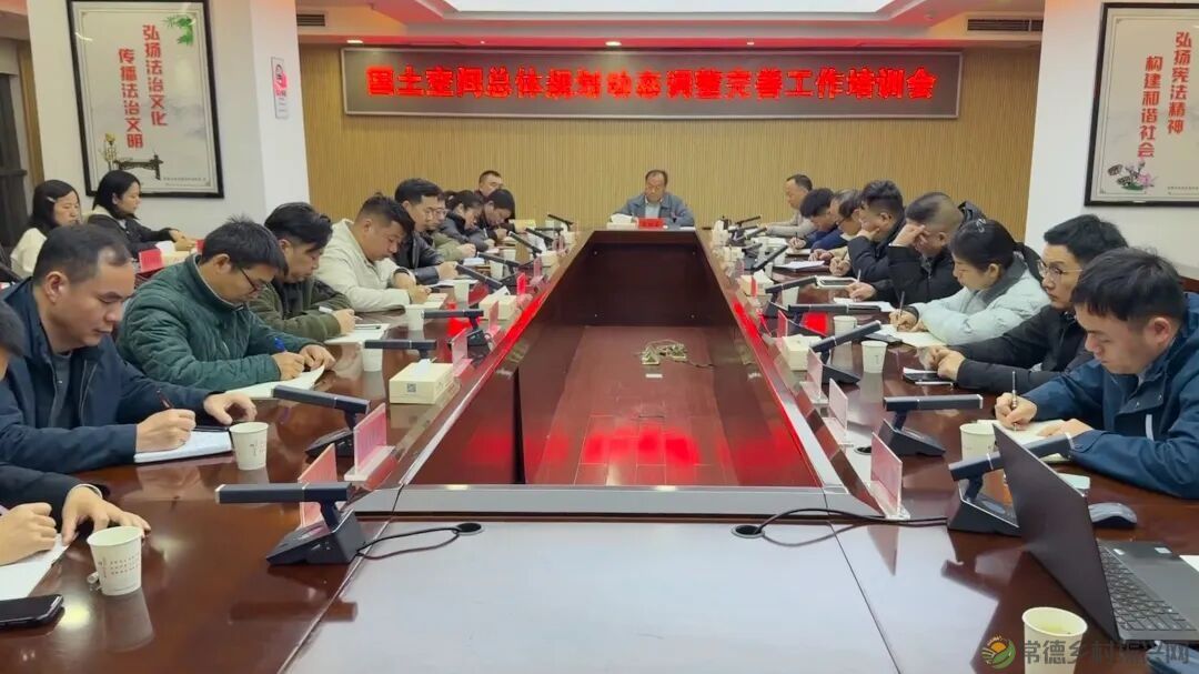 常德市自然资源和规划局召开国土空间总体规划动态调整完善工作推进会议
